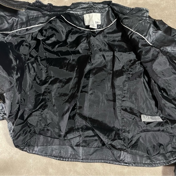 Bar lll Vegan Leather Jacket Size M - Picture 4 of 9
